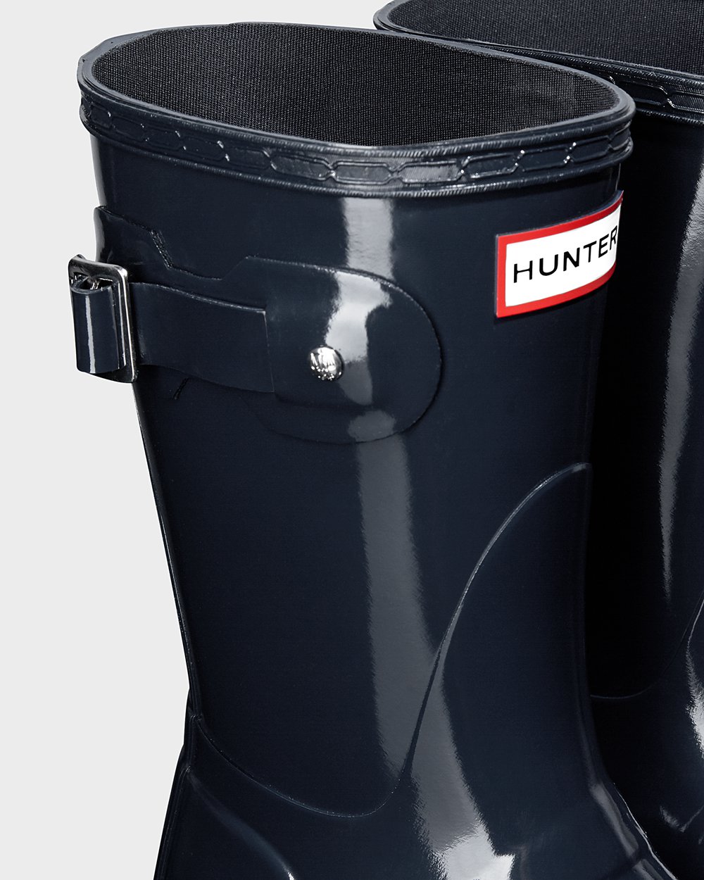 Galochas Curtas Hunter Feminina Azul Marinho - Original Gloss - 89VHRBMSF